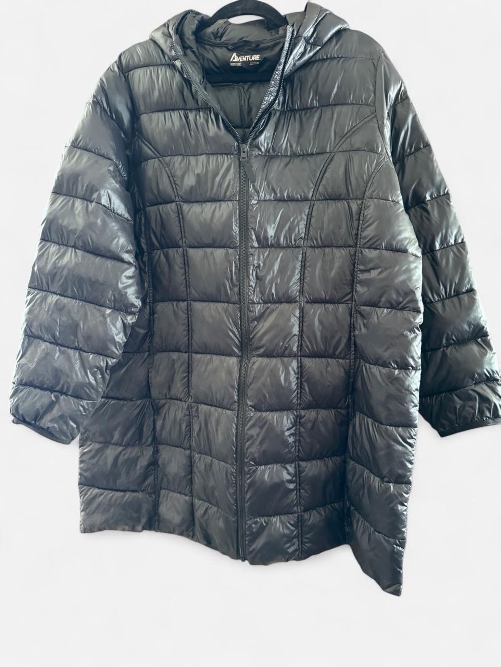 Gear Women's Hooded Black Puffer Coat